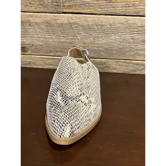 Yellow Box Freedah Ladies Snakeskin-look Sling-backs‎ Size 7 Shoes - Picture 9 of 15